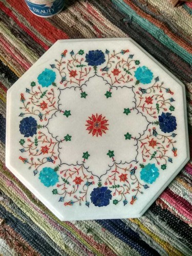 Tavolino marmo bianco - tavolino,