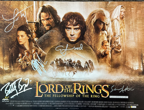Lotr 16x12 print signed - lotr, by