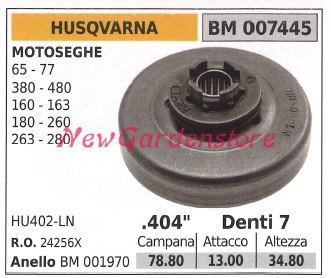 Pignone husqvarna motore - husqvarna,