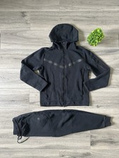 tuta nike tech nera uomo