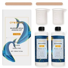 IHRDNNR Silicone per Stampi Gomma di Silicone Liquido 500ml 1:1 Alta R