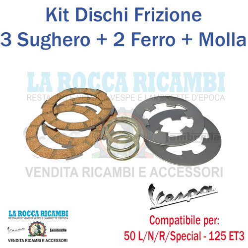 Kit dischi frizione 2 in - frizione,