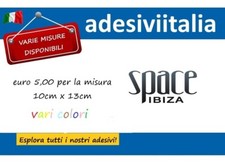 Adesivo lucido Disco Space