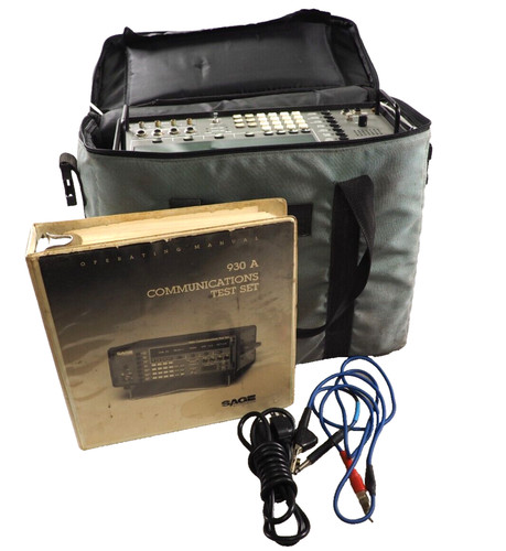 Sage instruments 930a - sage, set