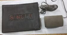 LOTTO  PEDALE+ VECCHIO TAPPETINIO ANTICO MACCHINA DA CUCIRE SINGER