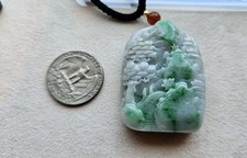 Ciondolo paesaggio verde