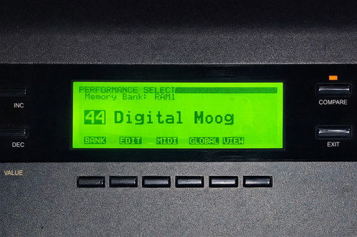 Korg wavestation display - wavestation,