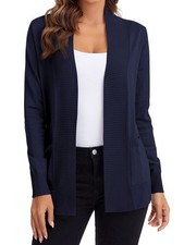 Cardigan donna aperto davanti