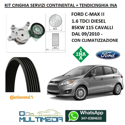 Kit cinghia servizi poly - kit,