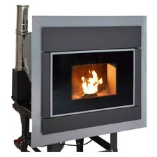 Inserto a pellet Laminox APOLLO 18 IDRO 18kW rivestito in acciaio verniciato