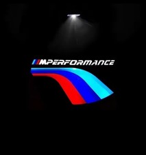 2 PROIETTORI LOGO LUCI LED PORTE SOTTOPORTA CON LOGO Mperformance BMW .