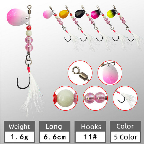 Pezzi esca pesca - 5, spinner