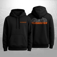 Felpa con cappuccio moto