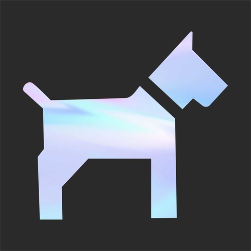 Adesivo aufkleber cane - -,