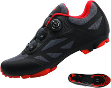 Scarpe MTB Mountain Bike Uomo/Donna Scarpe Spinning Traspiranti, Antiscivolo E C
