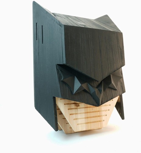 Large wooden castle bat house - large,
