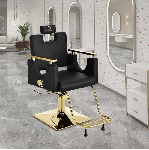 Sedia barbiere nera - sedia, da