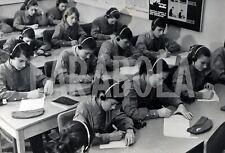 Foto vintage Russia, 1972, Corso di Radiotelegrafia, Stampa 24 x 18 cm