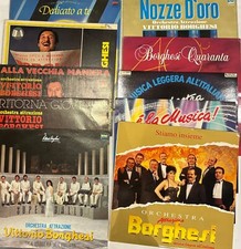 VITTORIO BORGHESI ORCHESTRA  LOTTO 10 VINILI LP 33 GIRI LISTA