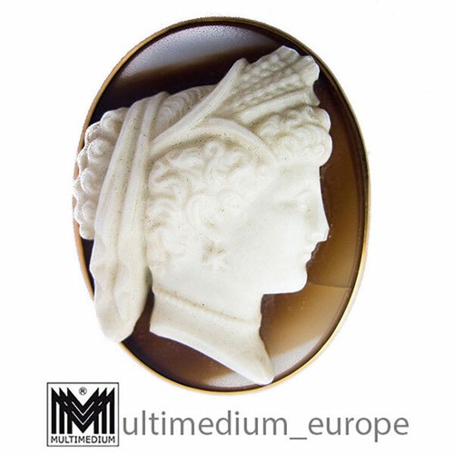 Spilla storicismo agata - , cammeo