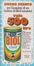 1978 detersivo BIOL lavatrice