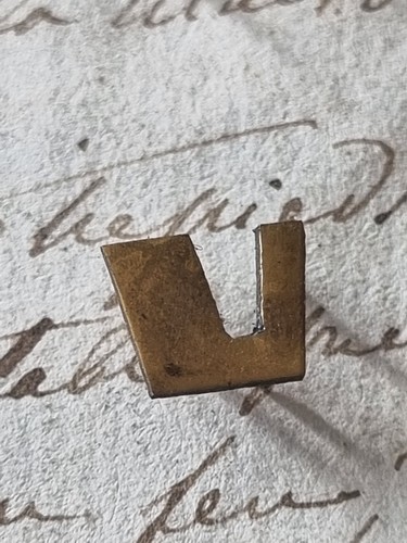 Monogramma lettere ottone - lettere, in