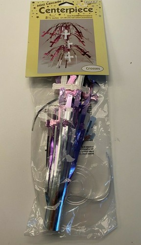 Croci rosa argento mini - rosa,