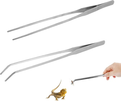 Pinzette per cibo rettili - pinzette,