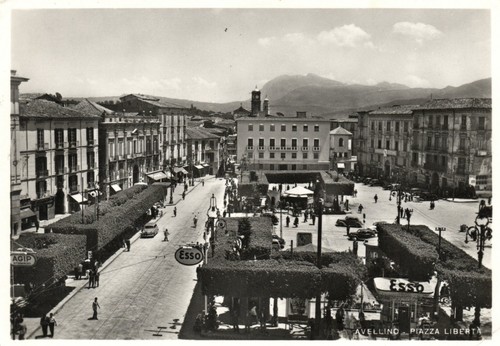 Cartolina italia avellino - italia,