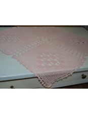 TOVAGLIETTA ROSA REALIZZATA A