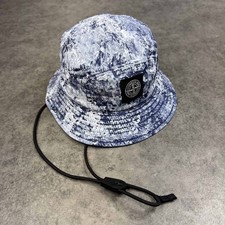 Cappello Stone Island bianco pigmento elasticizzato-TC Boonie secchiello prezzo consigliato £ 270