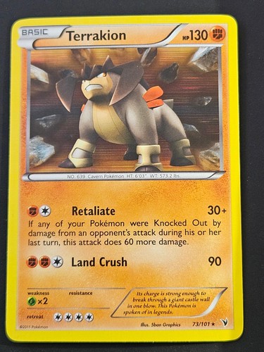 Terrakion 101 holo - terrakion, noble