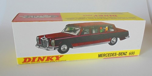 Repro box dinky 128 mercedes - n.128,
