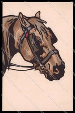 Illustratori Artista Firmato Cavallo Dipinto A Mano MM Vienne Serie 246 pz ZG6673