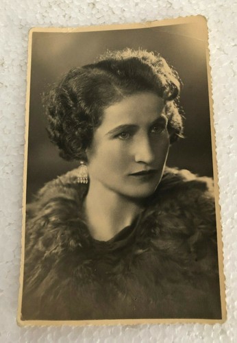 Vecchia foto postcard - vecchia, giovane