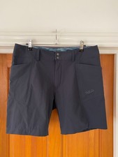 Pantaloncini donna lineari Rab taglia 12 blu navy scuro escursionismo passeggio matrice elasticizzati