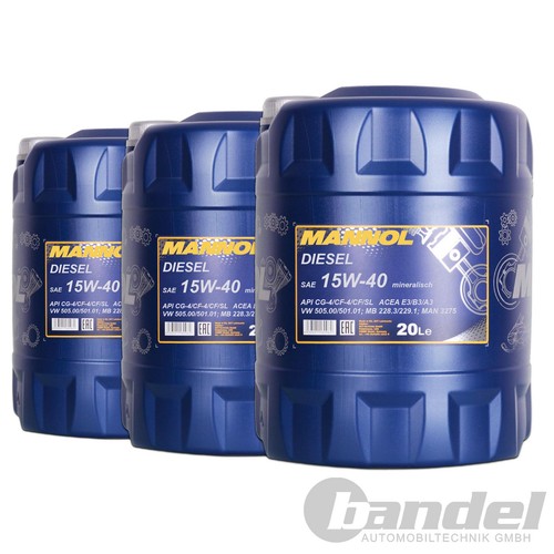3x20 litri olio - 3x20, motore