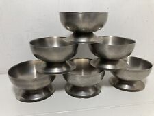 Lotto di 6 COPPE IN ACCIAIO