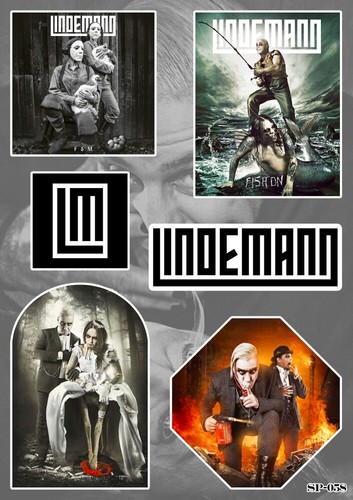 Confezione adesivi lindemann - confezione,