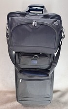 Preowned Dakota by Tumi Carry On  Set 2 Wheeled 22” Suitcase & 17” Exp Briefcase