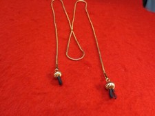 Occhiali da Vista Supporto 61cm 14KT Placcato Oro 1.6MM Serpente Catena