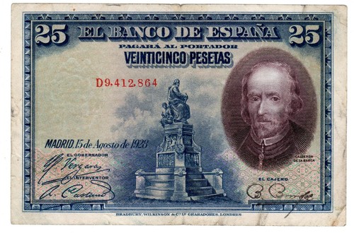 Espagne spain espana billet - spain, 25