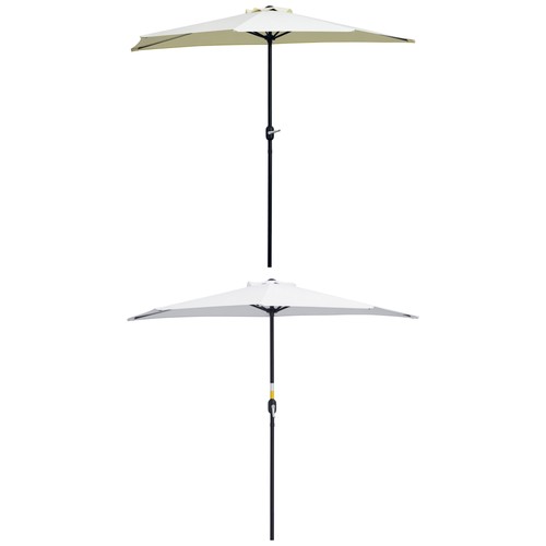 Outsunny mezzo ombrellone - outsunny,