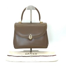 Borsa Gucci vintage con manico superiore borsa a mano in pelle autentica