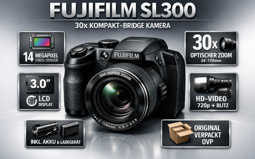 Fujifilm sl300 14mp - 📷,