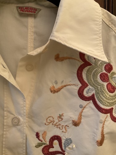 Camicia guess jeans crema - guess,