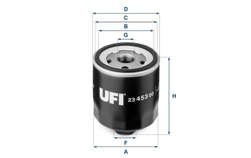 Filtro olio motore ufi - filtro,