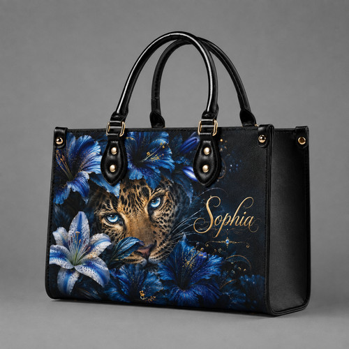 Borsa tote pelle leopardo - borsa, in