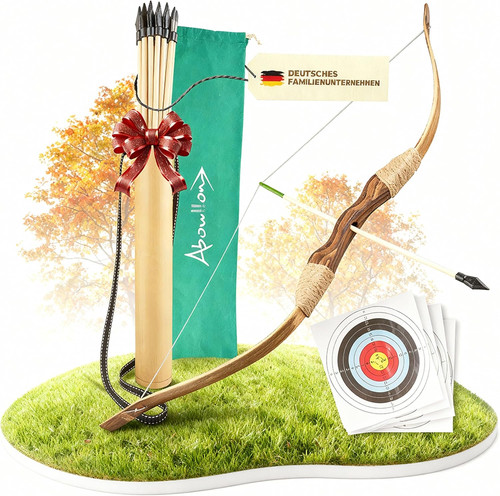Set arco frecce in - e, legno