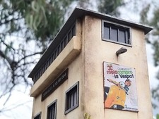 Diorama plastico edificio